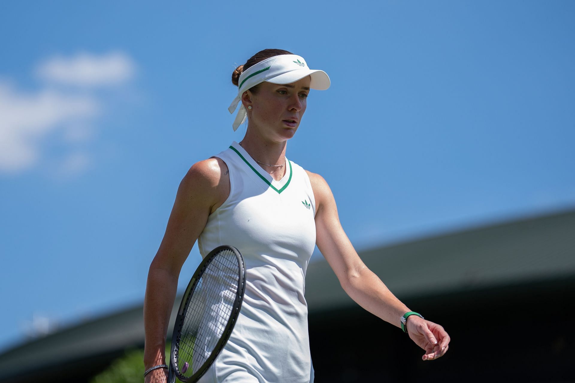 Elina Svitolina lost to Elise Mertens. (Source: Getty)